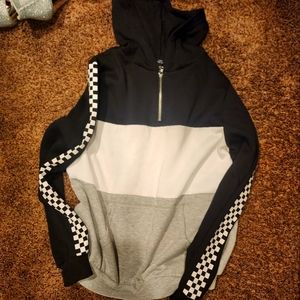 Race stripe hoodie